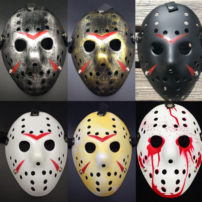 Ƽ ҷ  Ŀ ̵ ũ ̽  Ű ũ Delicated β PVC   Ƽ ǰ Ƽ ڽ/Vintage Halloween Masquerade Masks Jason Freddy Hockey Mask Delicated Th